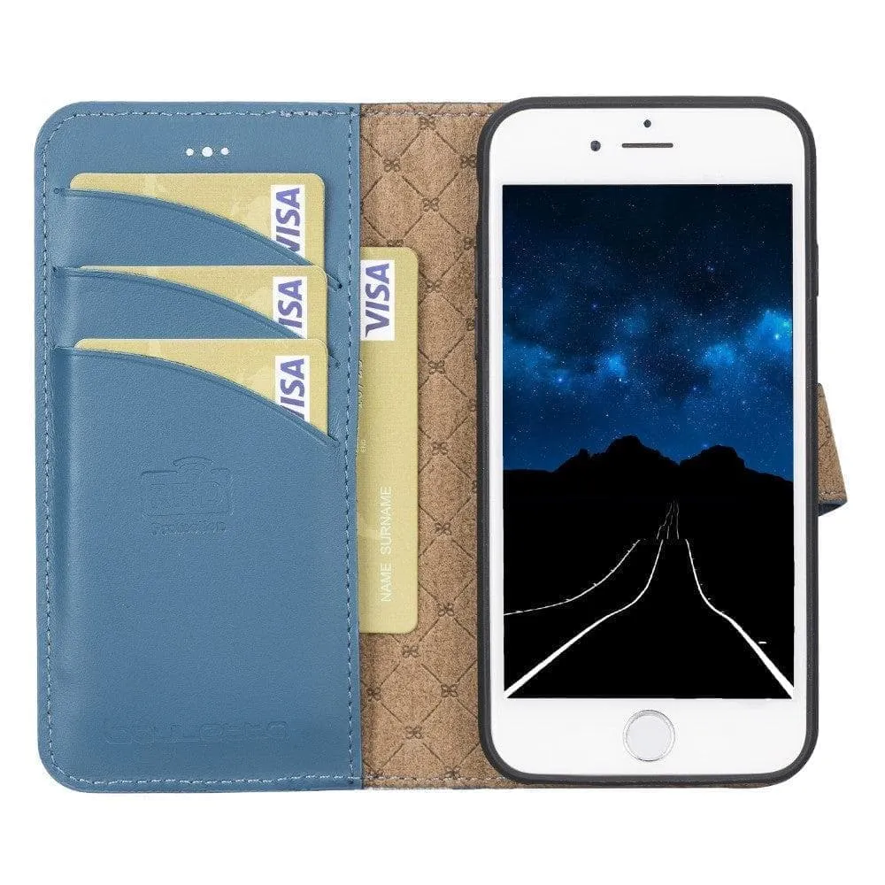 Apple iPhone SE Series Detachable Leather Wallet Case - MW