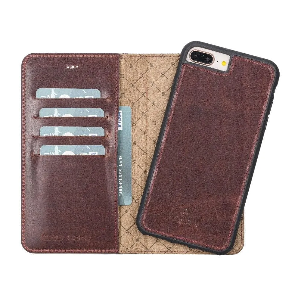 Apple iPhone SE Series Detachable Leather Wallet Case - MW