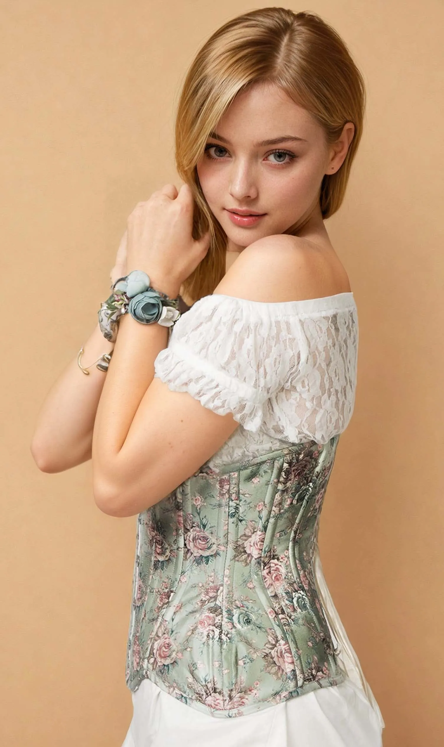 Arley Victorian Inspired Curvy Waist Training Corset