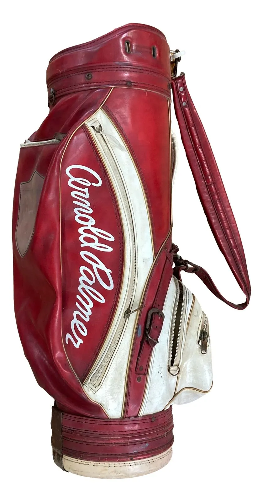 Arnold Palmer Signed Match Used Arnold Palmer Golf Bag BAS LOA