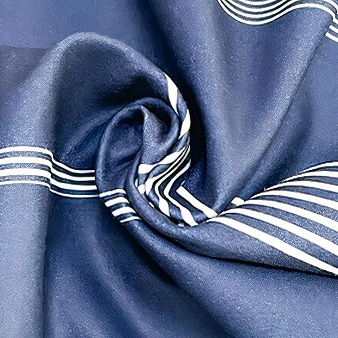 atgSport Microfiber Towel Set - Compact Quick Dry Gym Yoga Beach Towels (2 Pack) - Navy Blue & Black, ATGSPM1