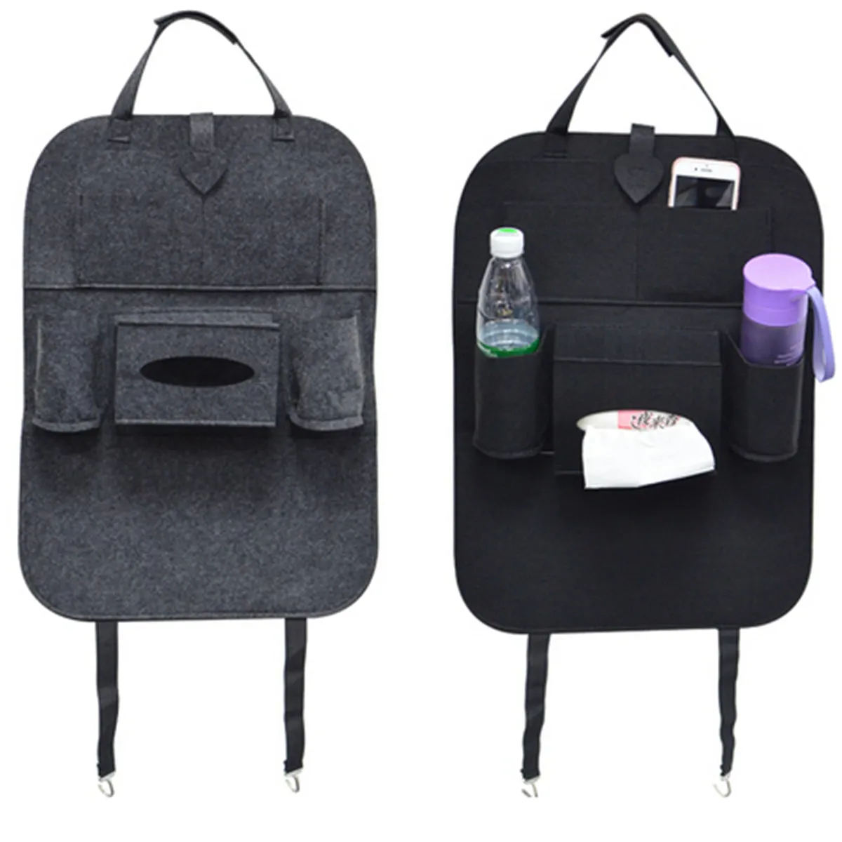 Auto Car Seat Back Hanging Multi-Pocket Storage Bag Organizer Holder Car Storage Box