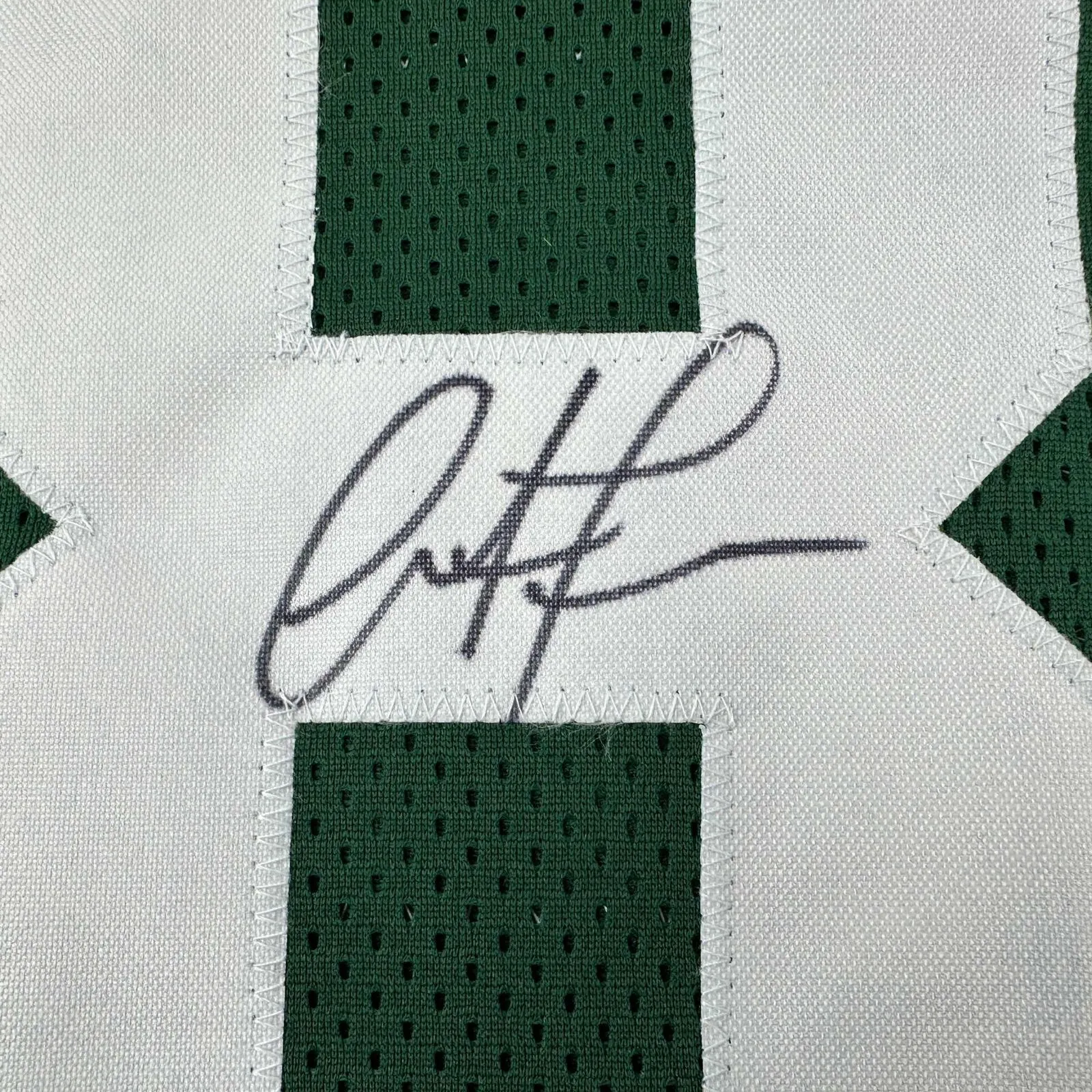 Autographed/Signed Antonio Freeman Green Bay Green Jersey Beckett BAS COA