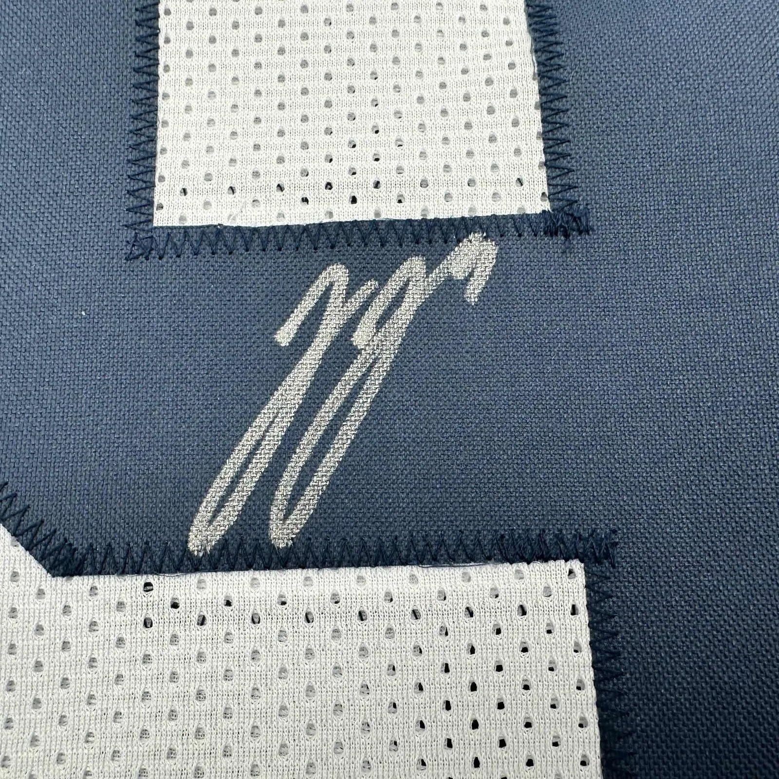 Autographed/Signed J.J. JJ McCarthy Michigan White Stat Jersey Beckett BAS COA