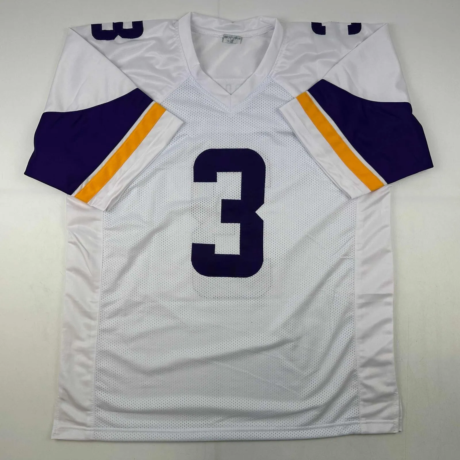 Autographed/Signed Jordan Addison Minnesota White Jersey Beckett BAS COA