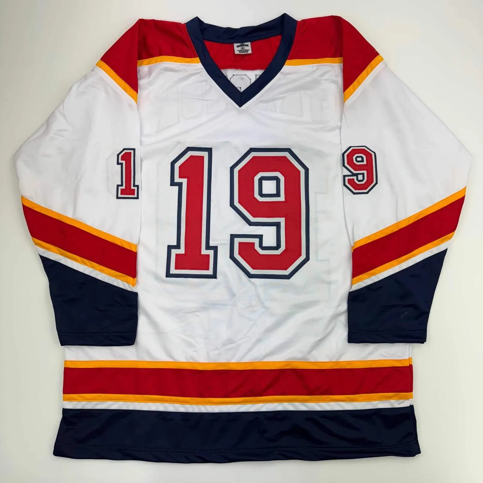 Autographed/Signed Matthew Tkachuk Florida White Retro Hockey Jersey JSA COA