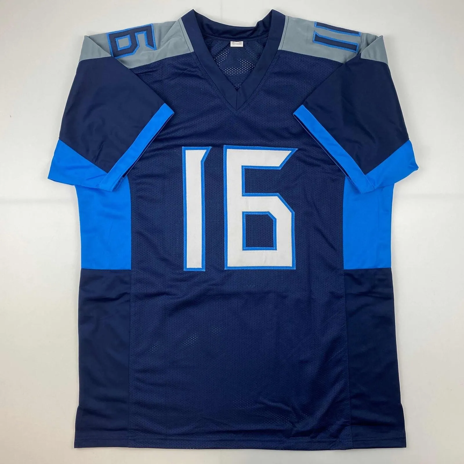 Autographed/Signed Treylon Burks Tennessee Dark Blue Jersey Beckett BAS COA