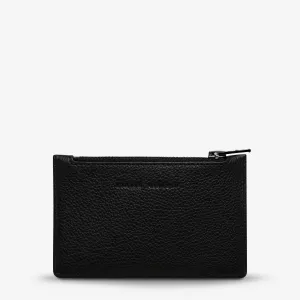 Avoiding Things Wallet | Black Leather