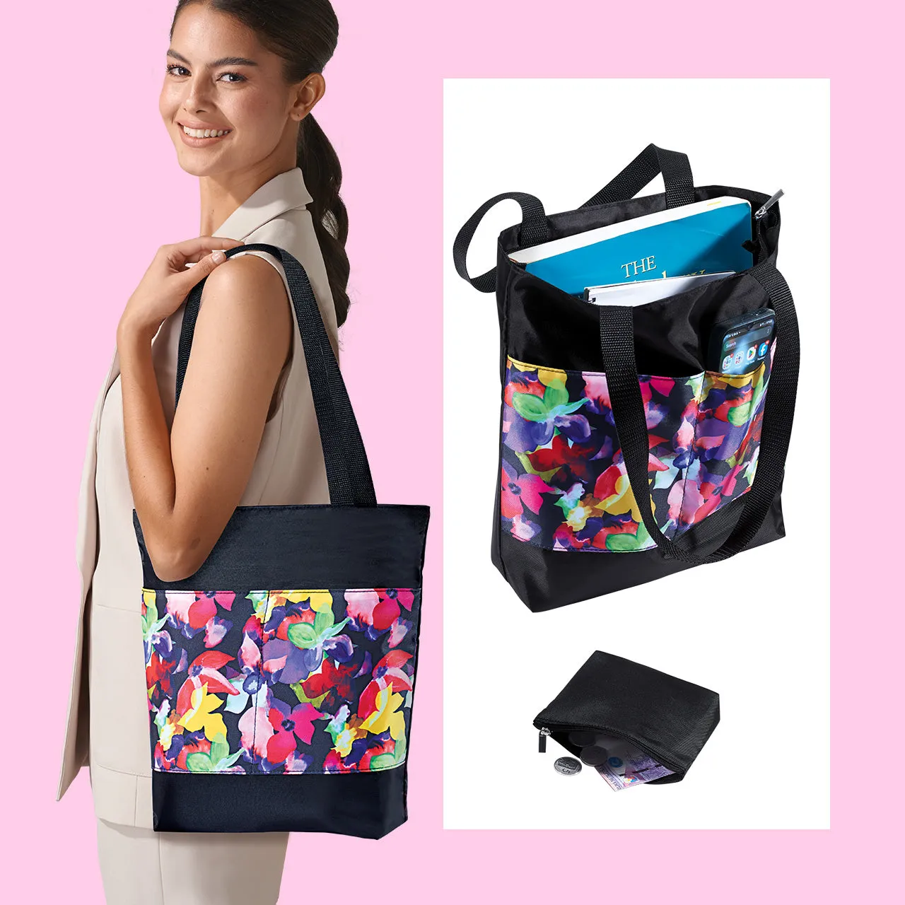 Avon Sheila Tote Bag with Pouch