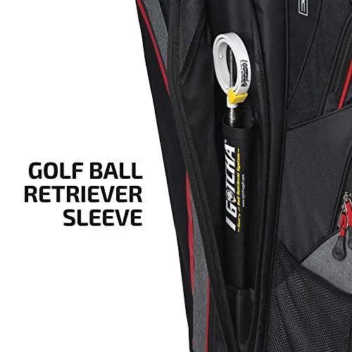 Bag Boy Chiller Hybrid Stand Bag Black/Charcoal/Red Chiller Hybrid Stand Bag