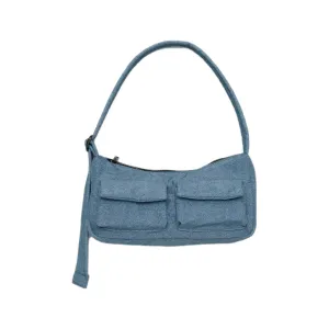 Baggu Cargo Shoulder Bag, Digital Denim