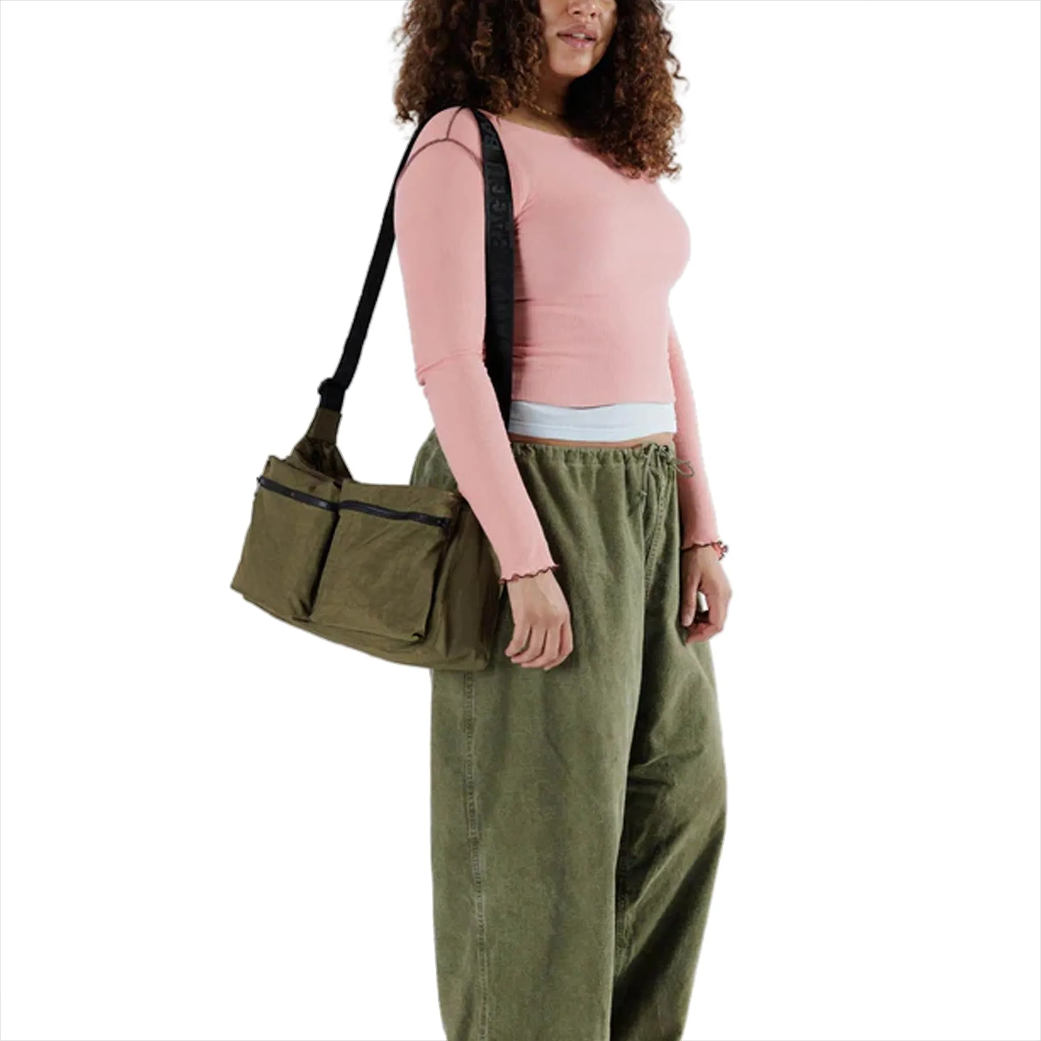Baggu Large Cargo Crossbody, Seaweed