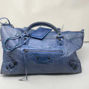 Balenciaga Blue Classic Work Tote