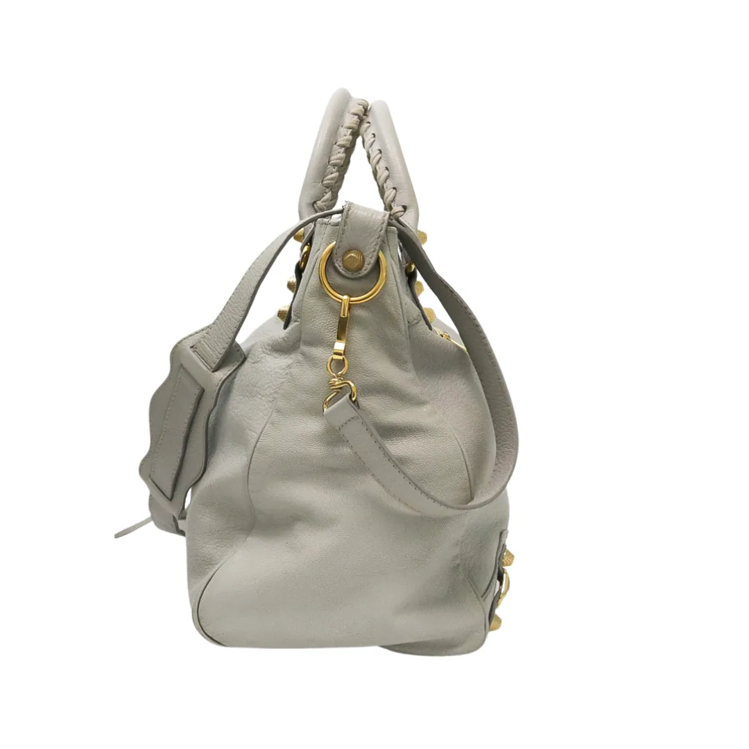 BALENCIAGA GIANT CITY LEATHER BAG
