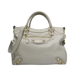 BALENCIAGA GIANT CITY LEATHER BAG