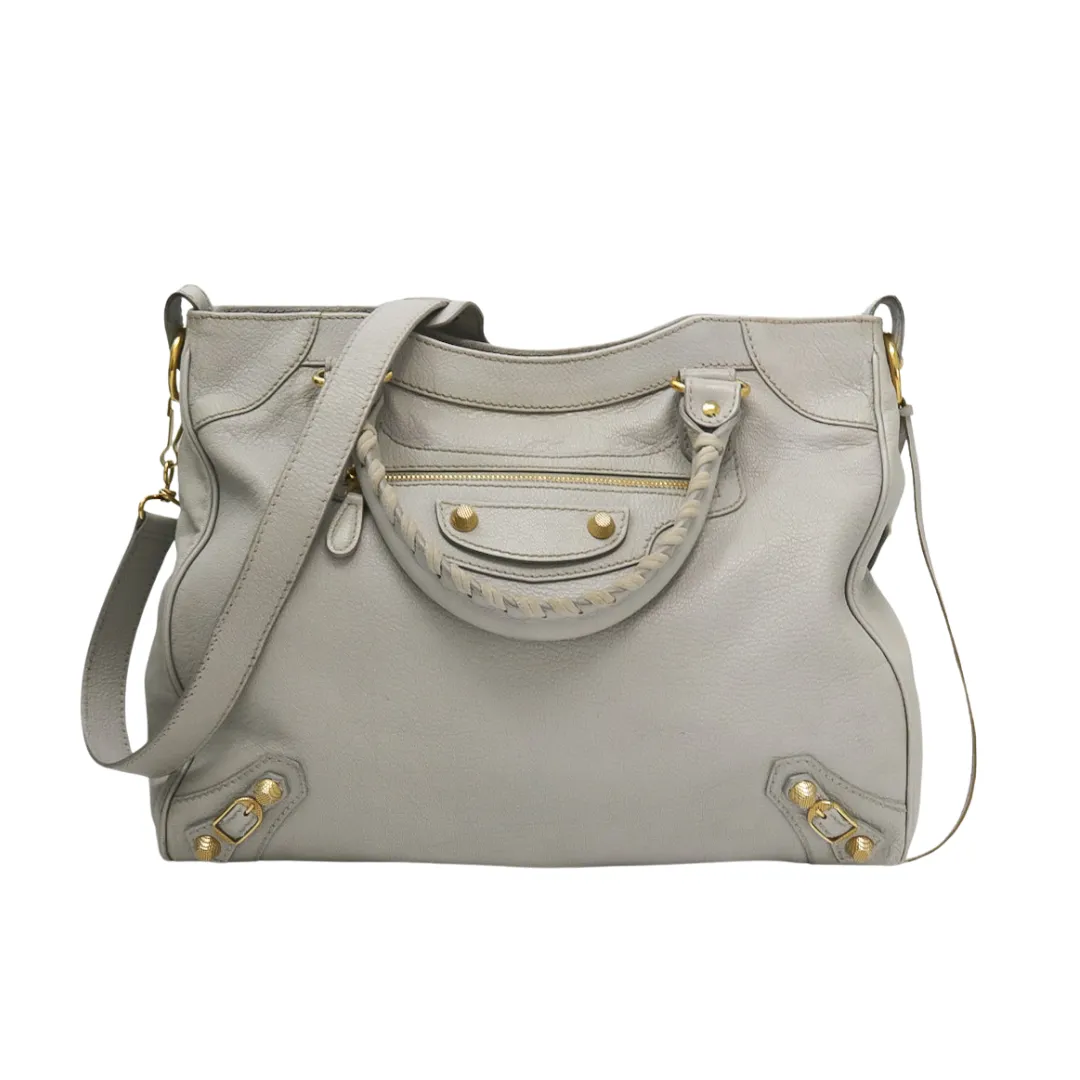BALENCIAGA GIANT CITY LEATHER BAG