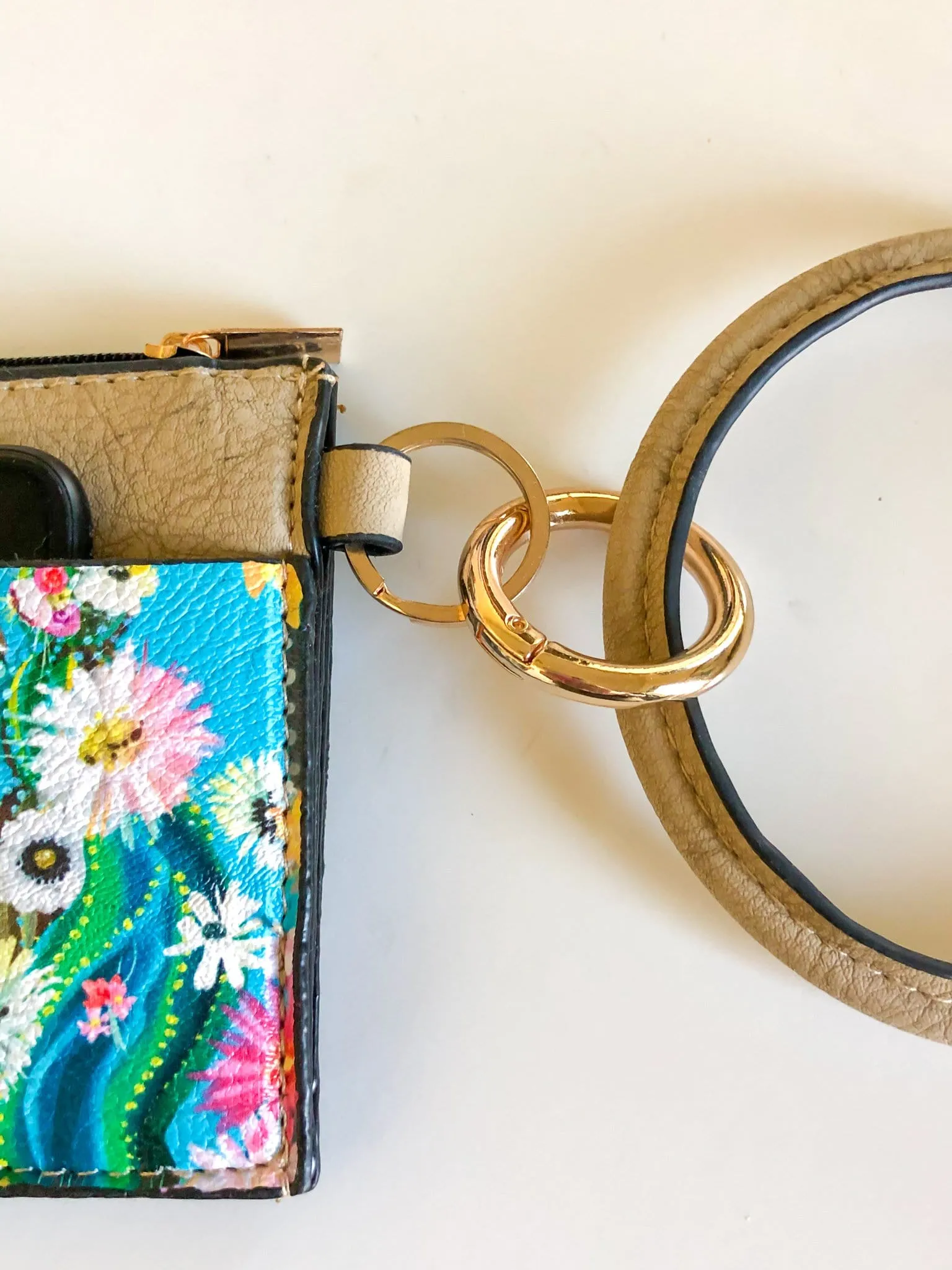 Bangle Wristlet  - Cactus Black