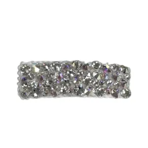 Bari Lynn All Over Swarovski Crystal Snap Clip - Clear / AB
