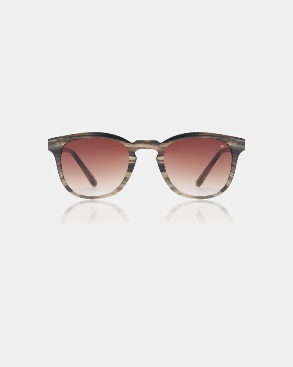 Bate Sunglasses - Striped Horn