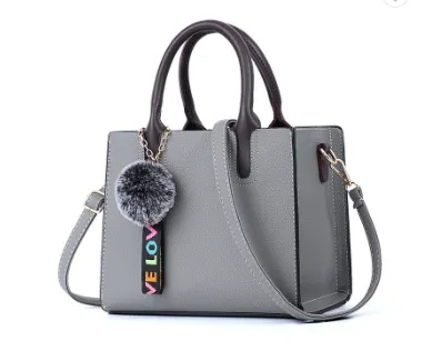 Beautiful Designed Genuine Italian Leather Made Tote Bag for Women - Gray