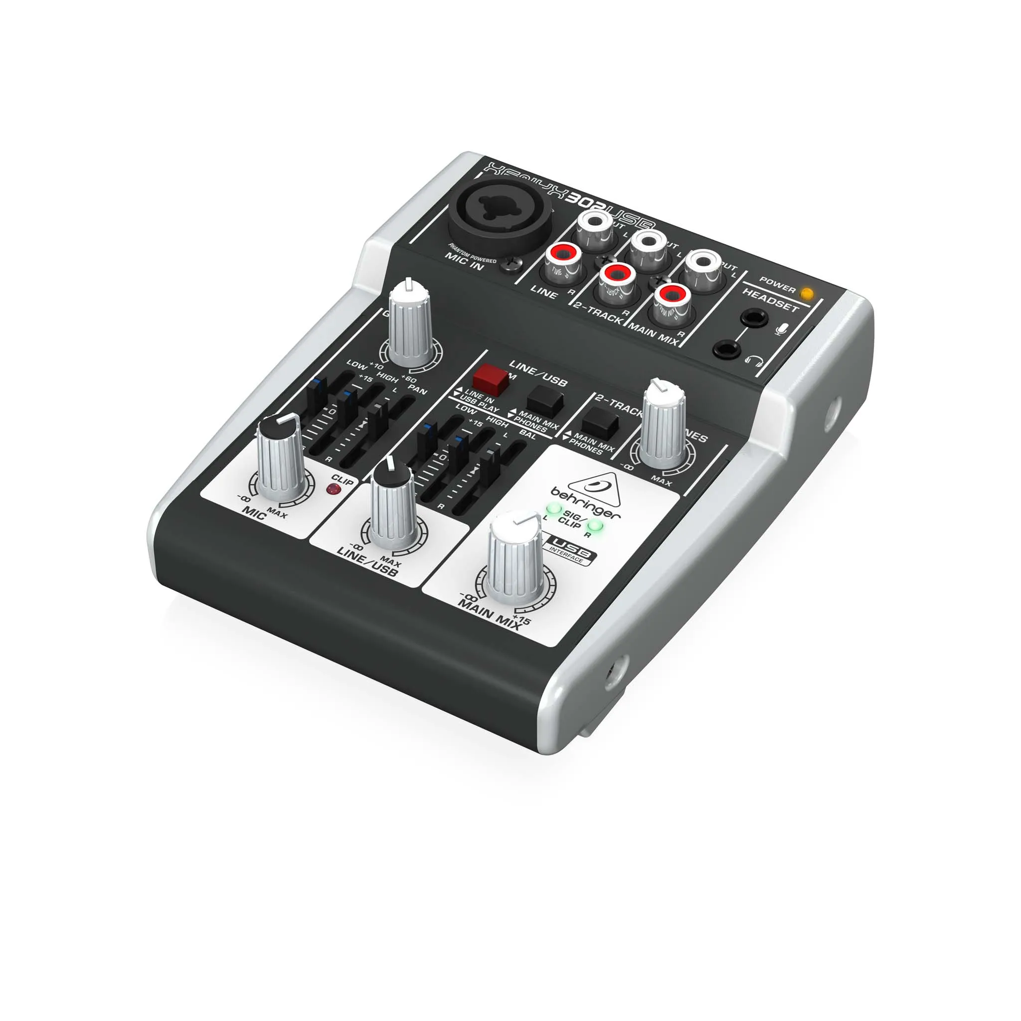 Behringer XENYX 302USB 3-Channel Mixer w/ USB, UK