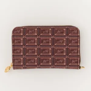 Bitter Chocolate Compact Zip Around Wallet【Japan Jewelry】