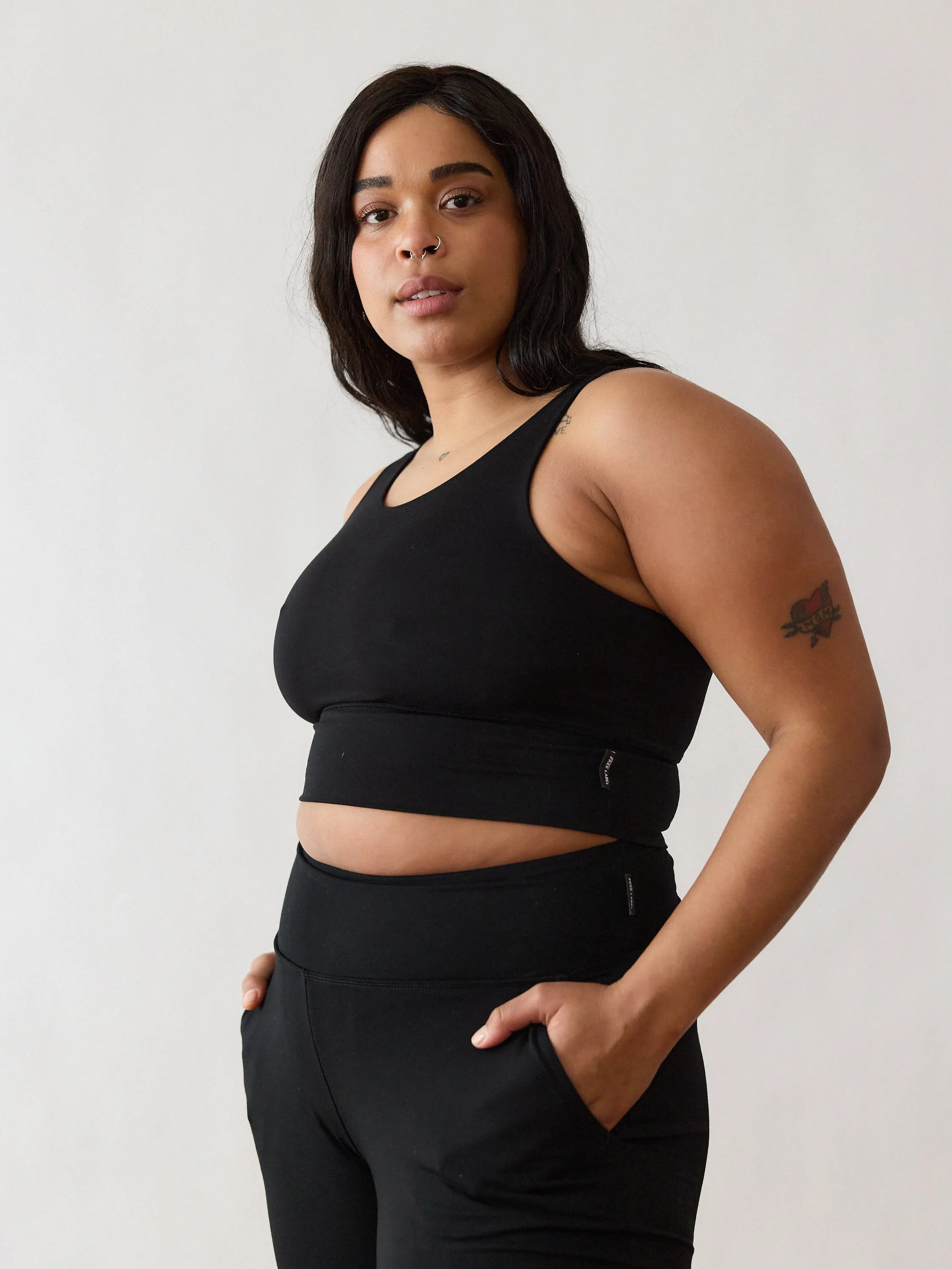 BLACK ANDIE BRA