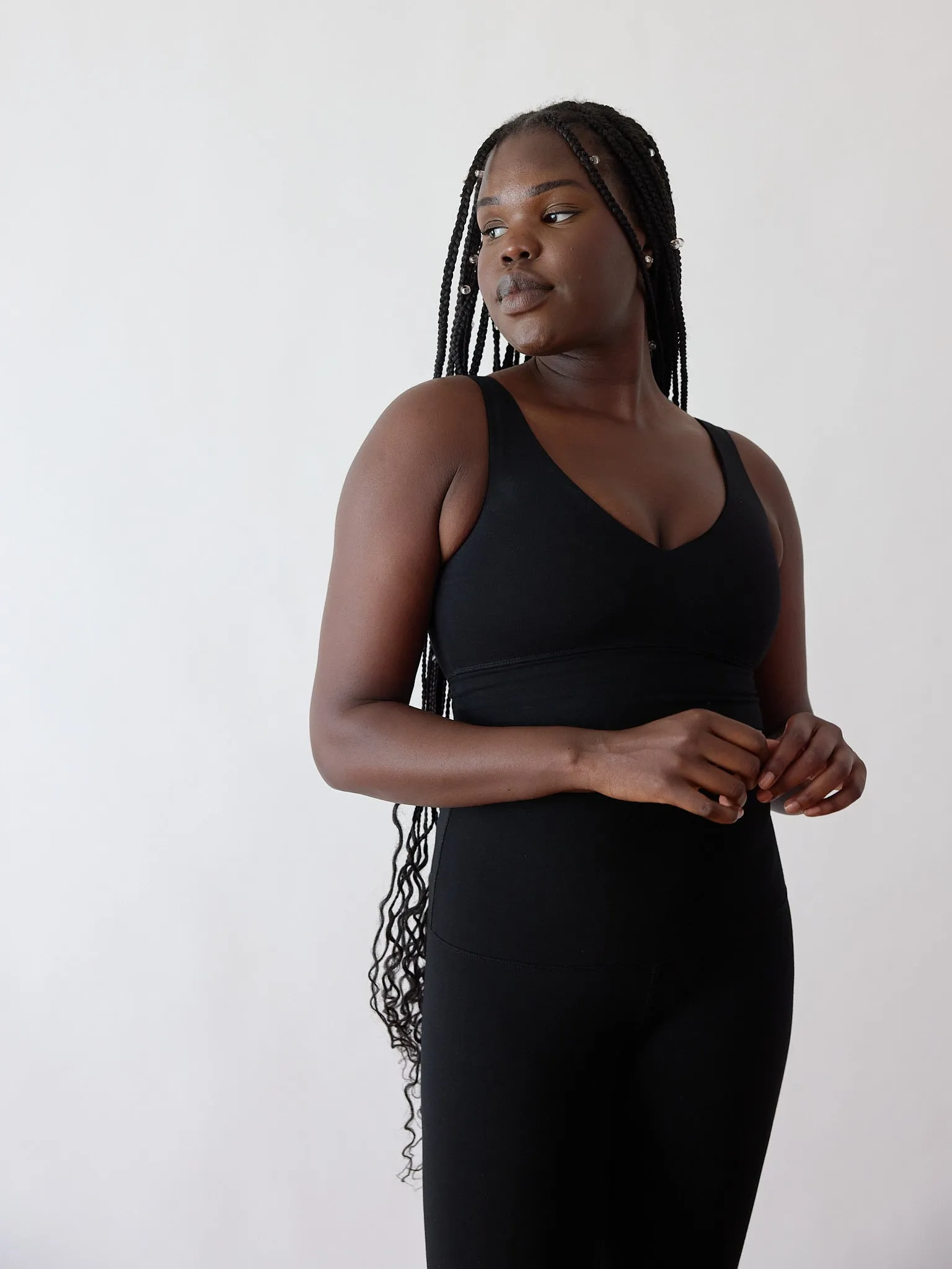 BLACK ANDIE BRA