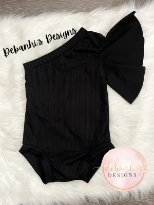 Black One shoulder leo