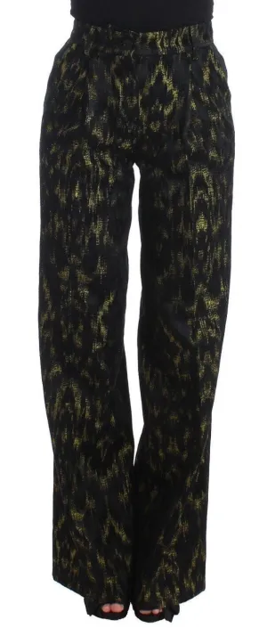 Black wide legs dress pants
