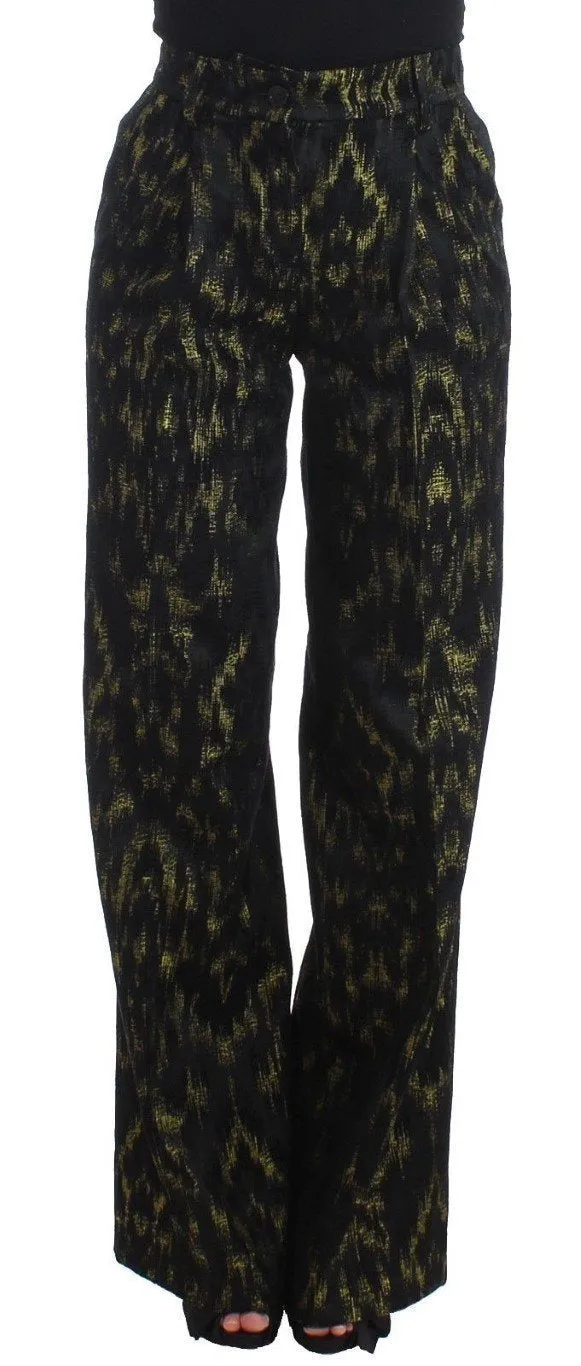 Black wide legs dress pants