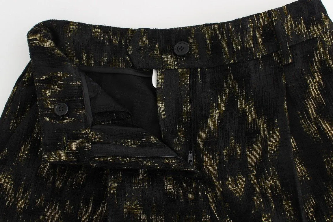 Black wide legs dress pants