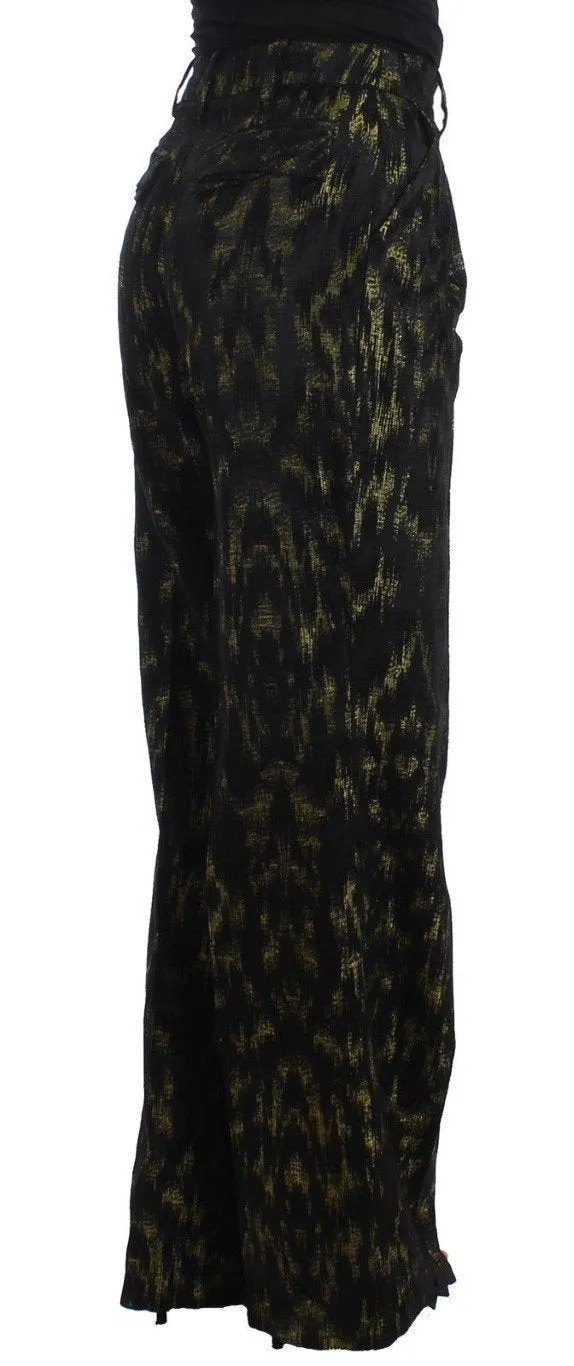 Black wide legs dress pants