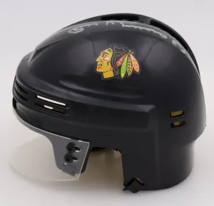 Bobby Hull Signed Chicago Blackhawks Mini Helmet Inscribed "HOF 1983" (Schwartz)
