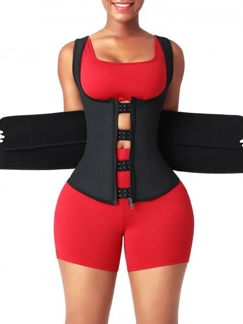 Boned Latex Waist Trainer