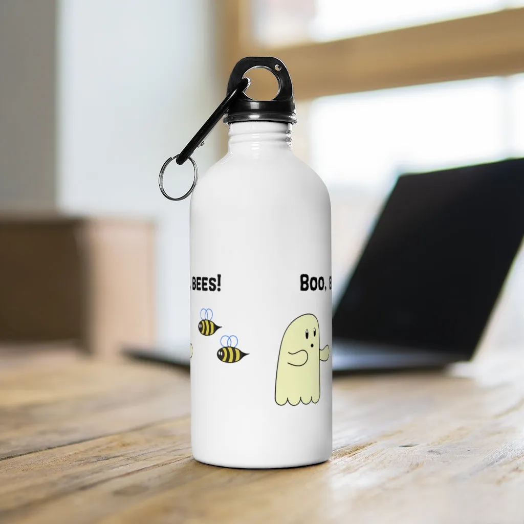 Boo, Bees! Stainless Steel Water Bottle