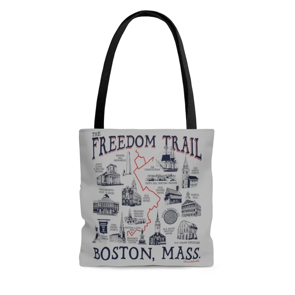 Boston Freedom Trail Sites Tote Bag