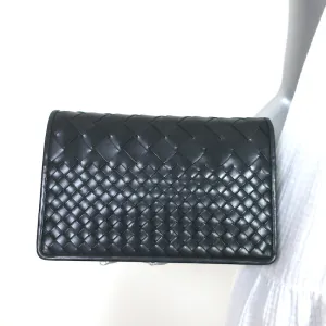 Bottega Veneta Montebello Medium Clutch Black Intrecciato Leather