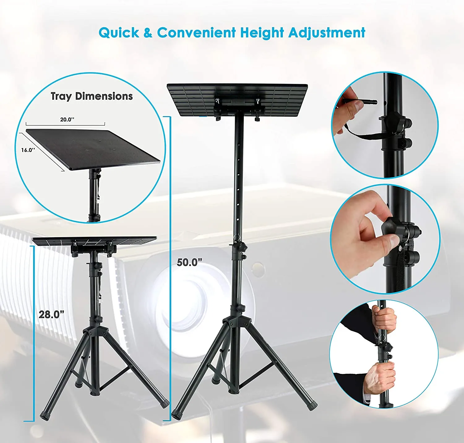 Brand new no box! Pyle-Pro Universal Portable Device Stand PLPTS4 Pro DJ Laptop Tripod Adjustable Stand For Notebook Computer!