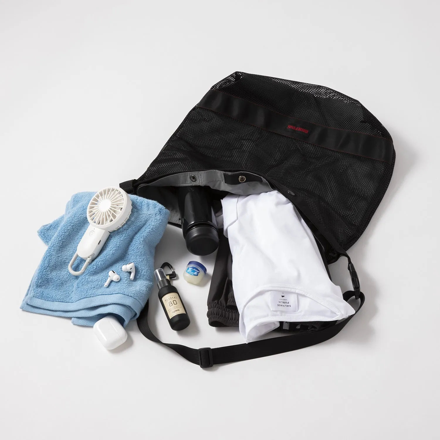 BRIEFING | ブリーフィング　Begin×BRIEFING MULTI SHOULDER／Begin別注 GO!サウナ3wayショルダー