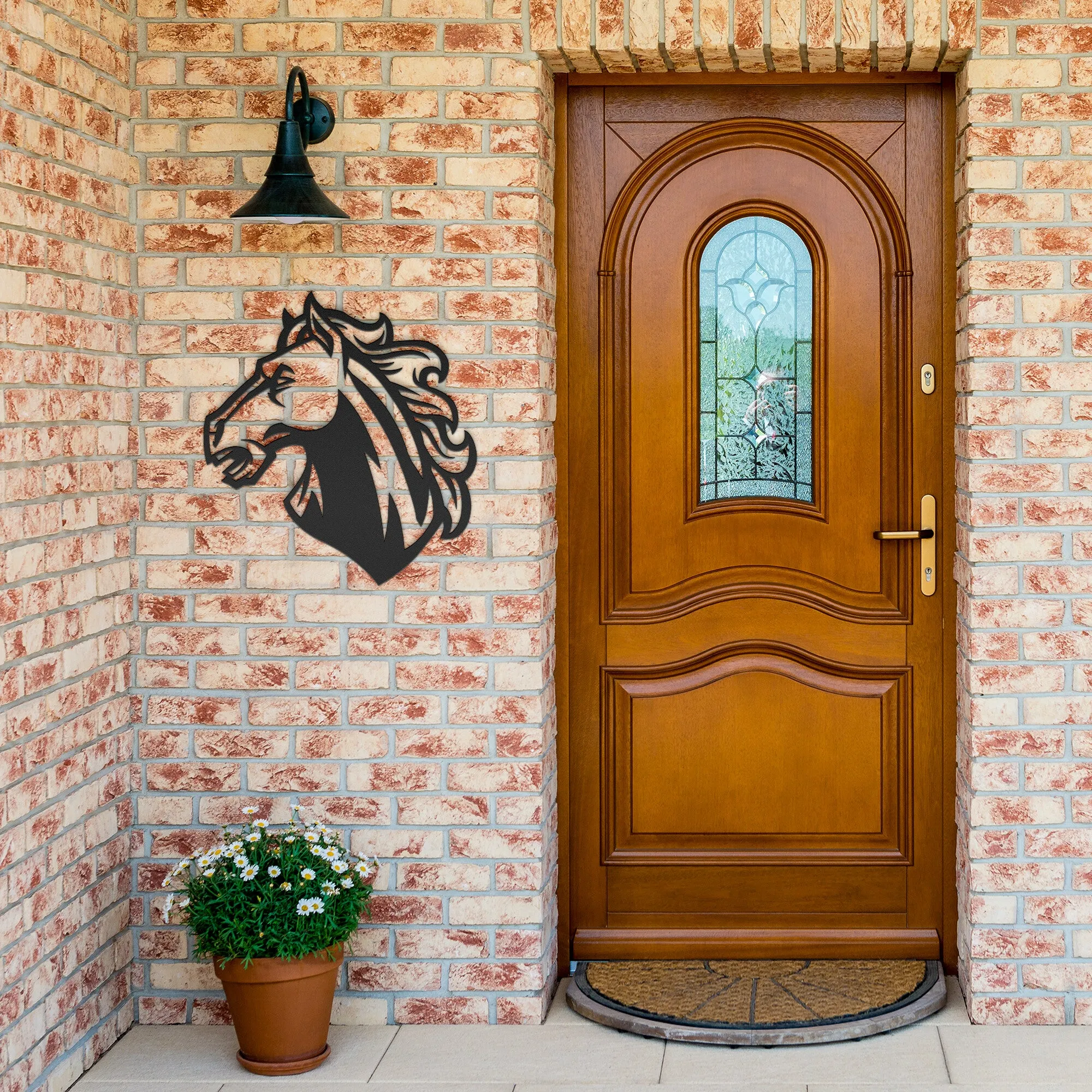 Bronco-Mustang-Stallion Head_929 Mascot Steel