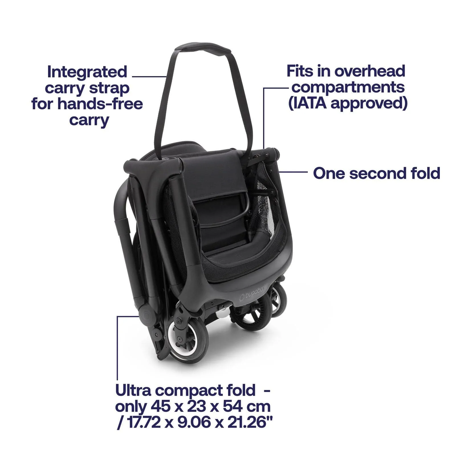 Bugaboo Butterfly Stroller with Travel Bag - Forest Green