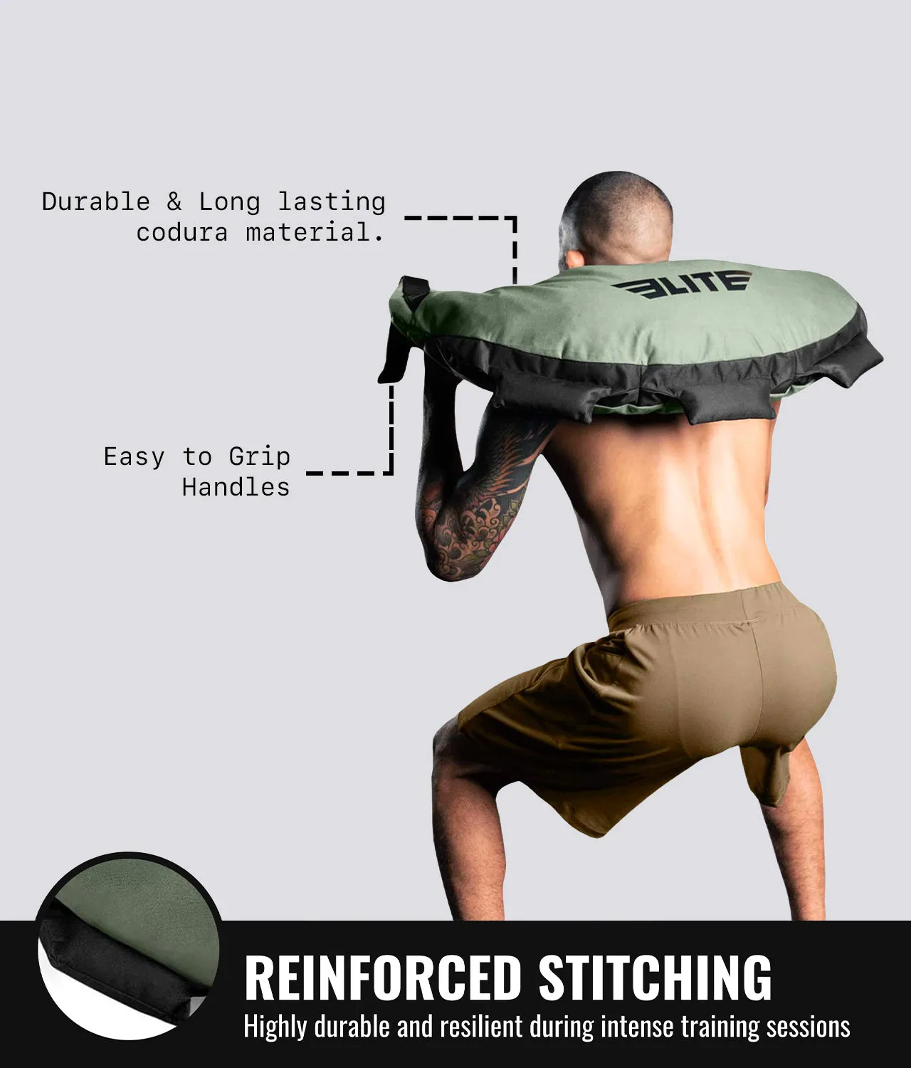 Bulgarian Green Sand Bag 39 lbs