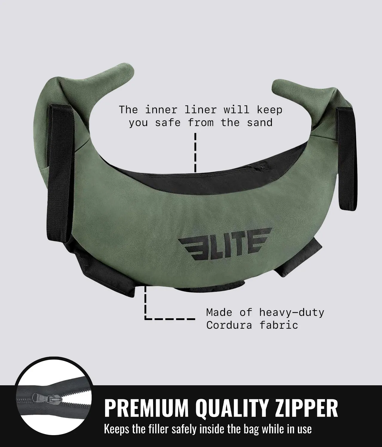 Bulgarian Green Sand Bag 39 lbs
