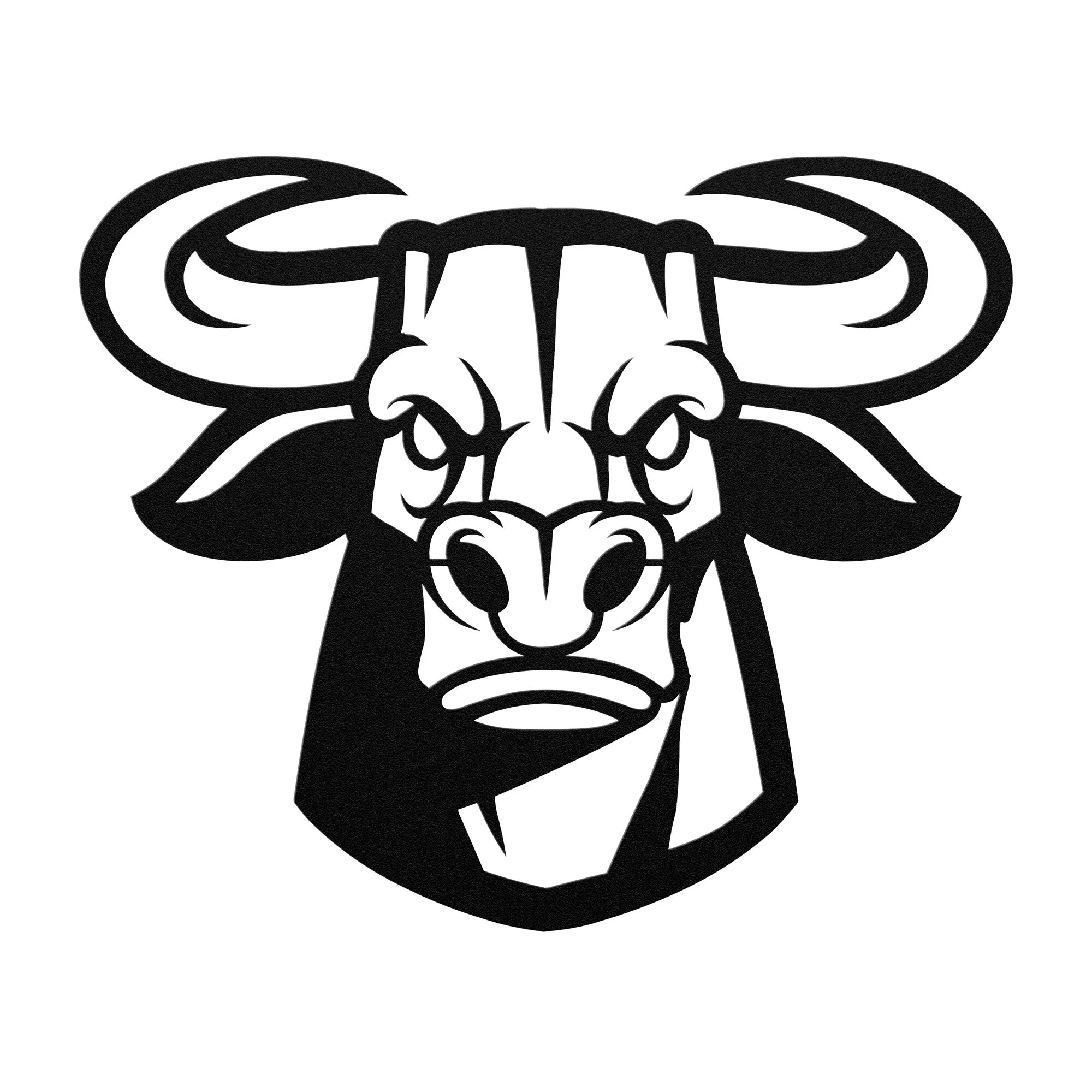 Bull Head_8226 Mascot Steel Wall Art