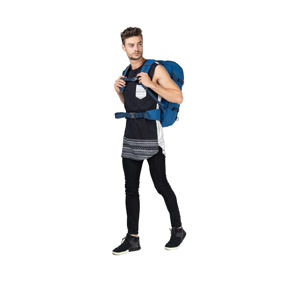 CabinZero ADV 42L - Adventure Cabin Backpack (Atlantic Blue)