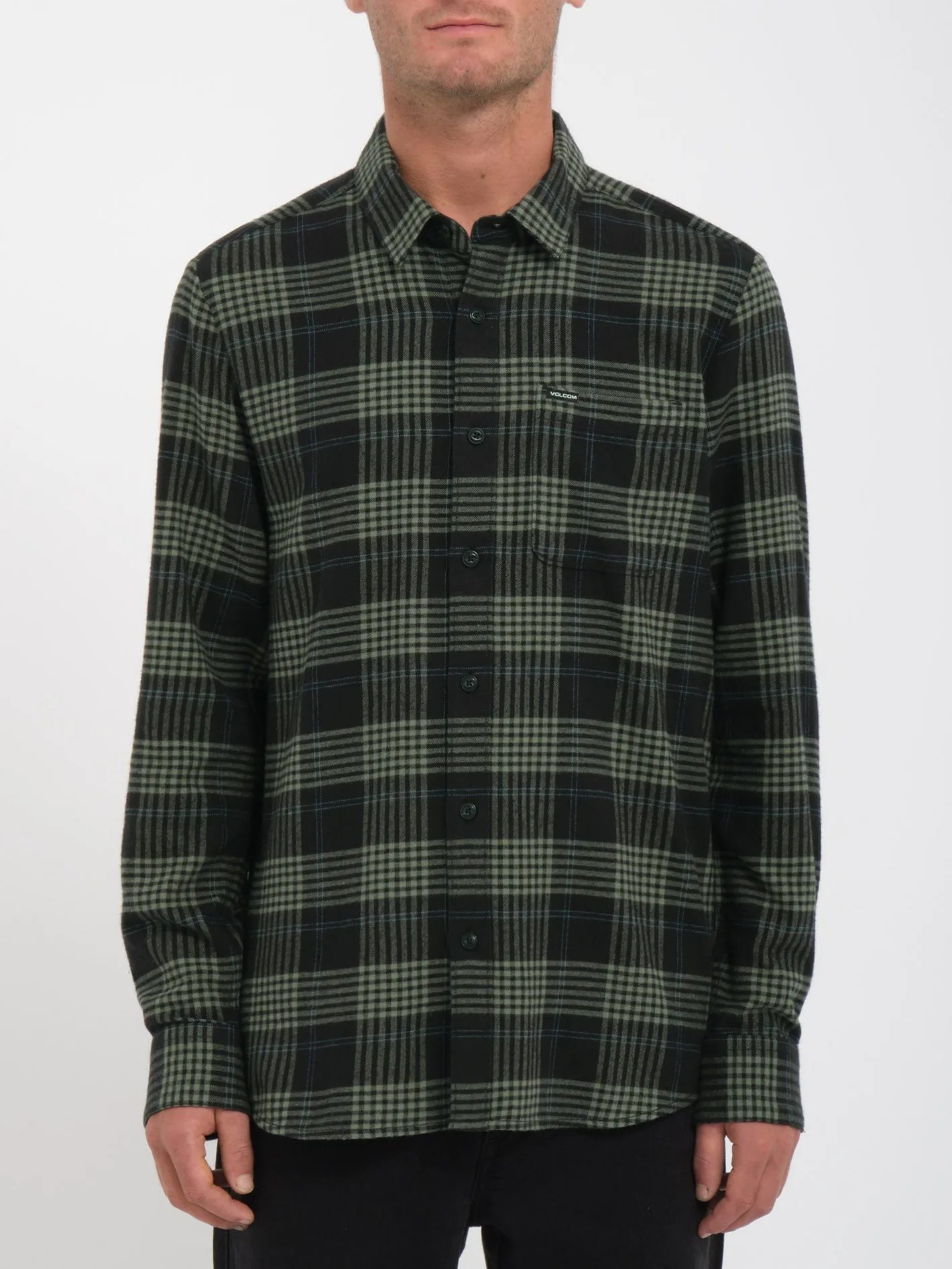 Caden Plaid Hemd - BLACK