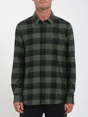 Caden Plaid Hemd - BLACK
