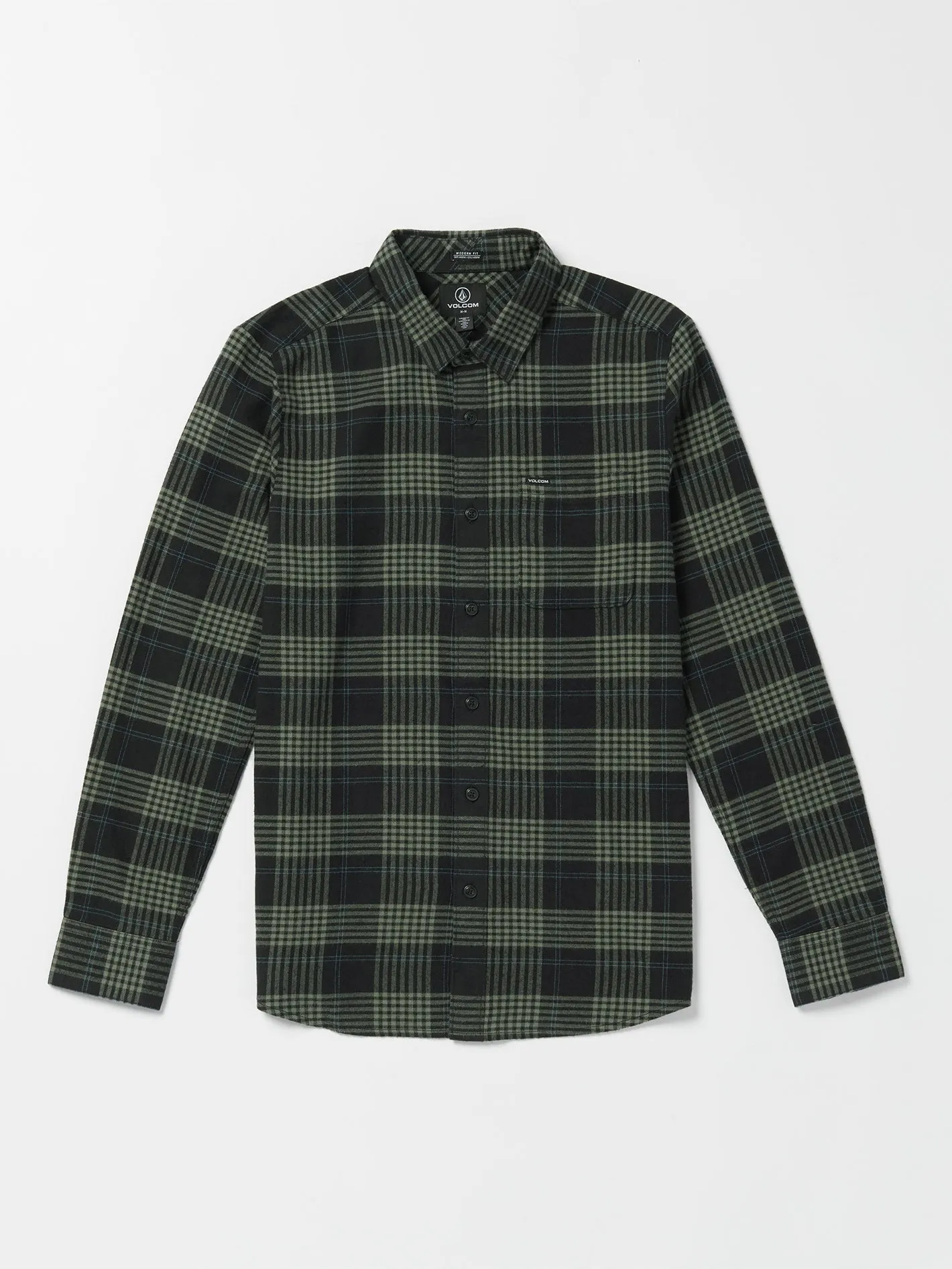 Caden Plaid Hemd - BLACK