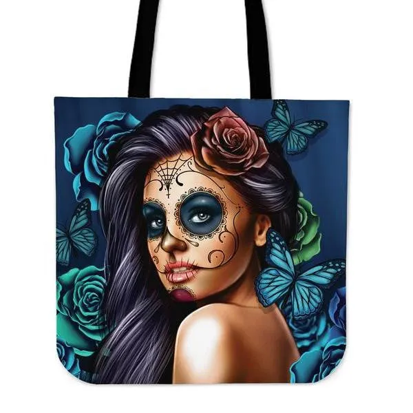 Calavera Cotton Tote Bag